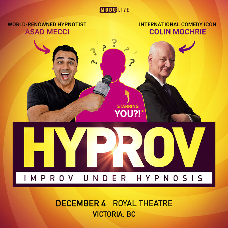 HYPROV - Improv Under Hypnosis - May 6th @ Royal Theatre