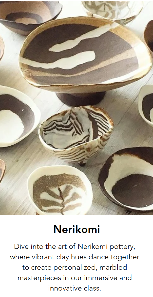 Nerikomi pottery @ Arts Center 10375 Youbou Rd. Oct 9 2024 - Jun 4th @ Arts Center 10375 Youbou Rd.