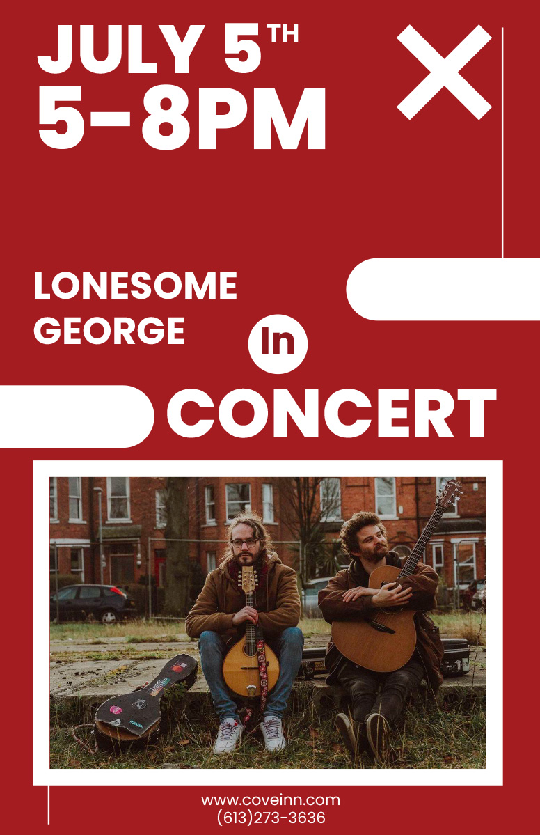 Lonesome George @ The Cove Inn Jul 5 2024 - May 3rd @ The Cove Inn
