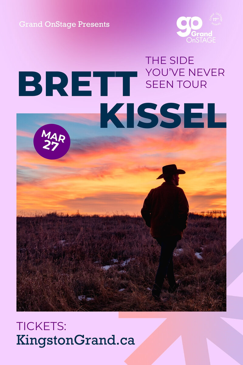 Grand OnStage Presents: Brett Kissel @ Kingston Grand Theatre Mar 27 2025 - May 5th @ Kingston Grand Theatre