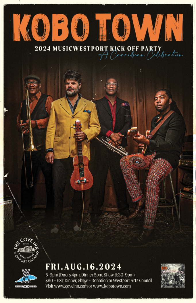 MusicWestport 2024: Kobo Town @ The Cove Inn - Aug 16, 2024
