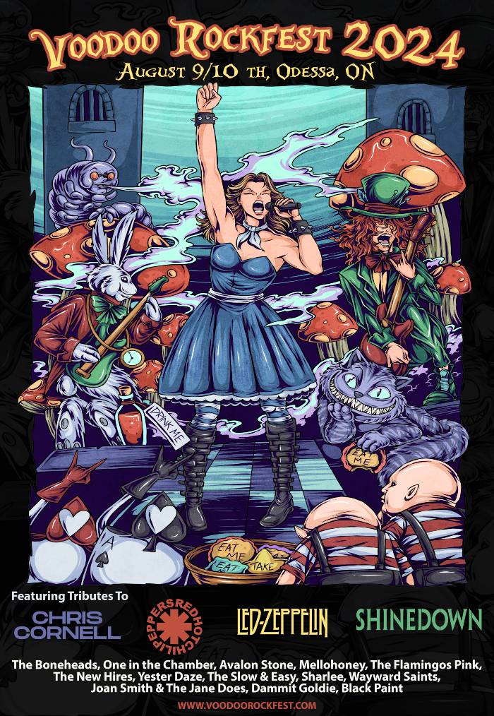 Voodoo Rockfest 2024: The Boneheads, One in the Chamber, Chris Cornell Tribute, Avalon Stone, Parallel Universe @ Voodoo Ranch Aug 10 2024 - May 3rd @ Voodoo Ranch