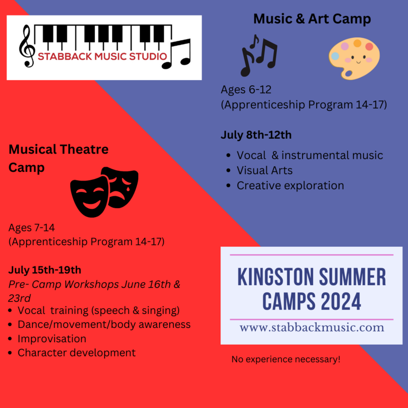 Musical Theatre Camp by Stabback Music Studio - May 30th @ The Spire