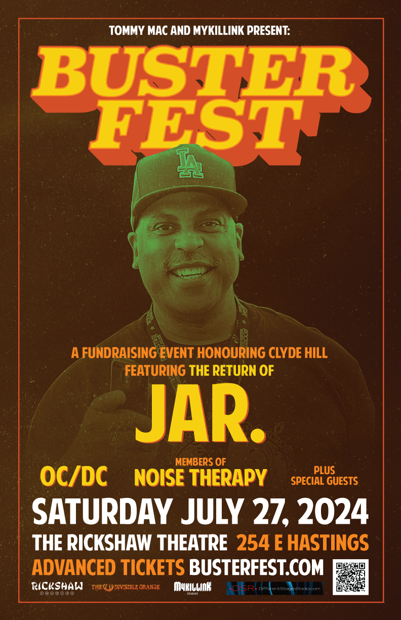 BUSTERFEST Concert to Honour Veteran Music Manager Clyde Hill - May 5th @ Rickshaw Theatre
