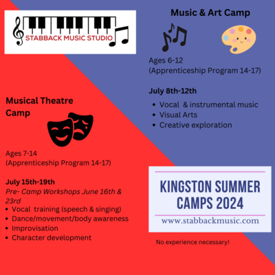 Musical Theatre Camp by Stabback Music Studio - Jun 5th @ The Spire