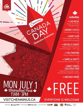Chemainus Canada Day Event - Jun 23rd @ Water Wheel Park
