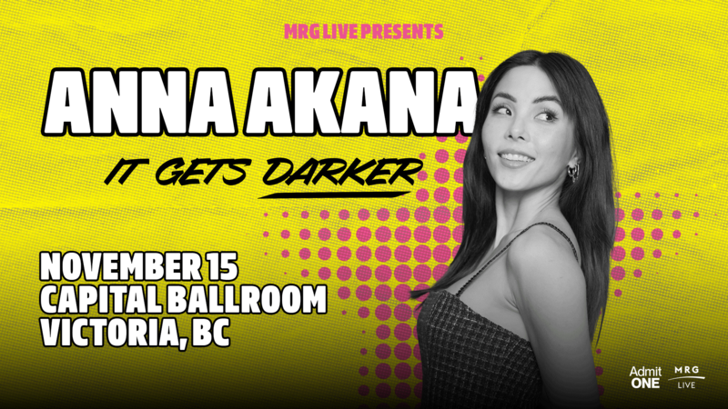 Anna Akana: It Gets Darker - Jun 4th @ Capital Ballroom