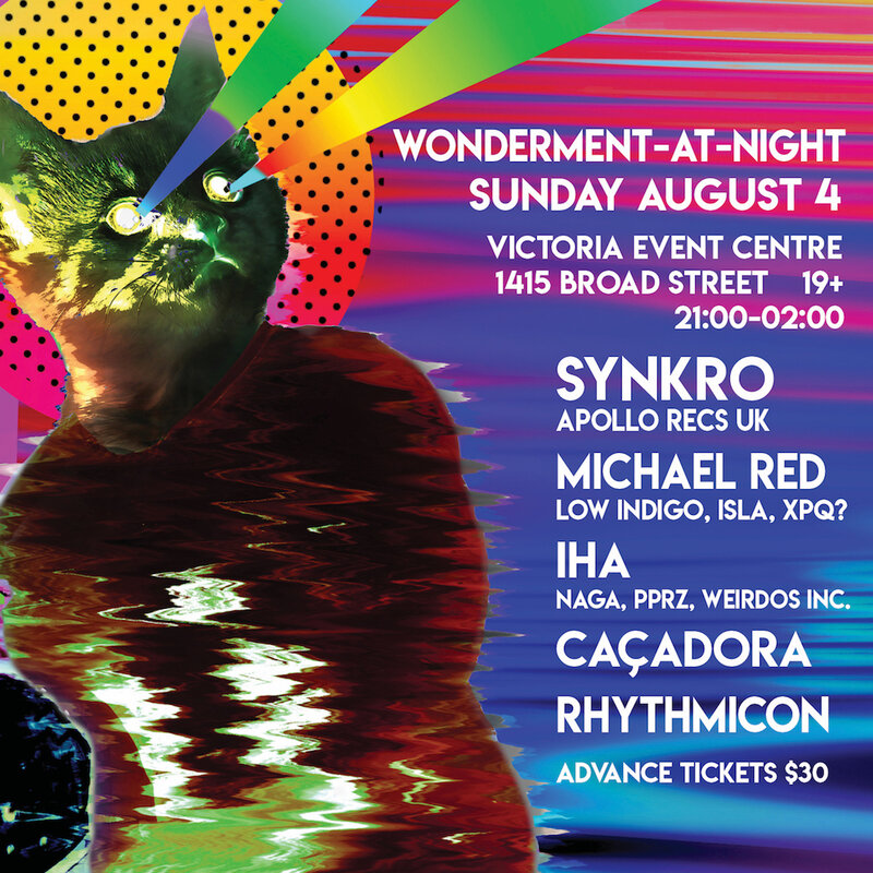 Wonderment-at-Night:  SUNDAY - May 9th @ Victoria Event Centre