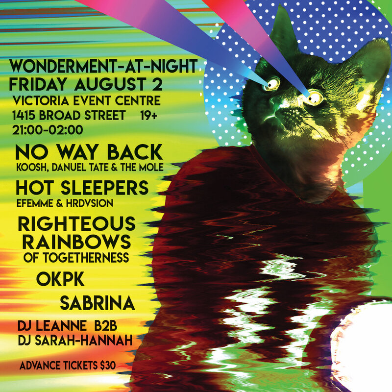 Wonderment-at-Night:  FRIDAY - May 6th @ Victoria Event Centre