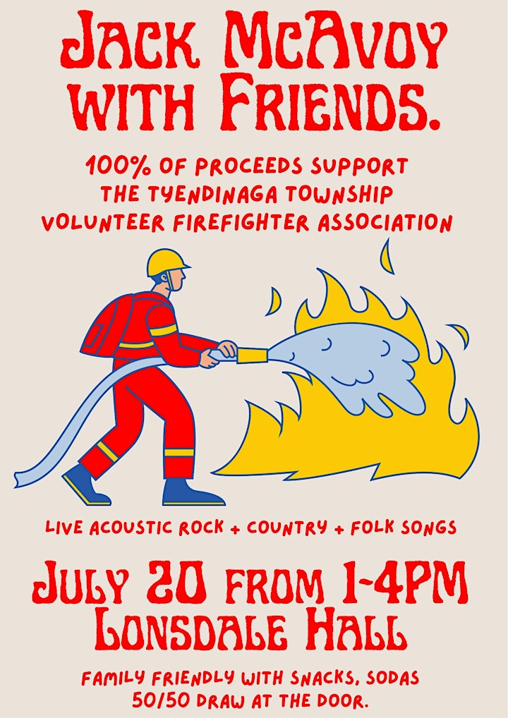 Jack McAvoy and Friends Fundraiser @ Lonsdale Women's Institute - Jul 20, 2024