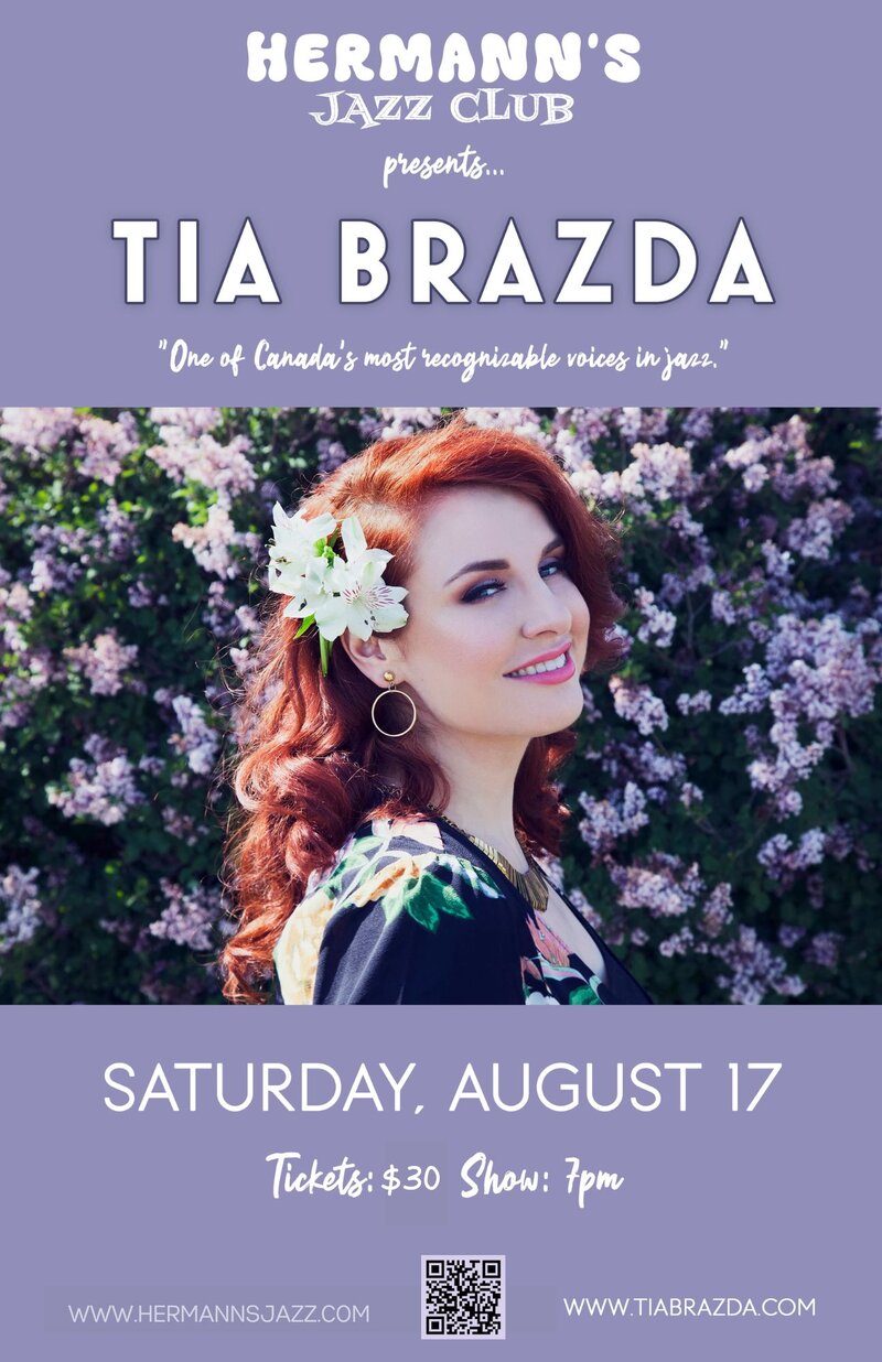 Tia Brazda - Jun 7th @ Hermann's Jazz Club