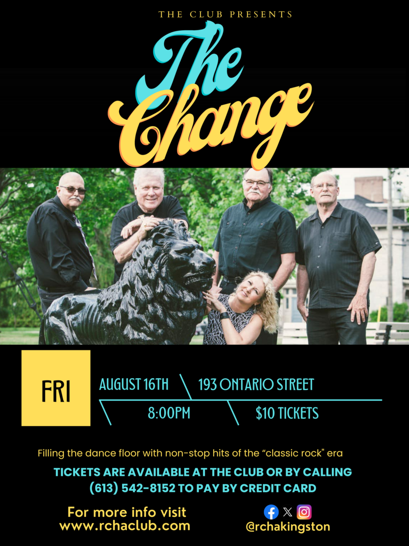 The Change - Jun 19th @ The Club at the R.C.H.A.