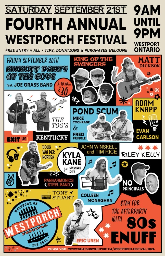 Westporch Festival 2024 @ Downtown Westport - Sep 21, 2024