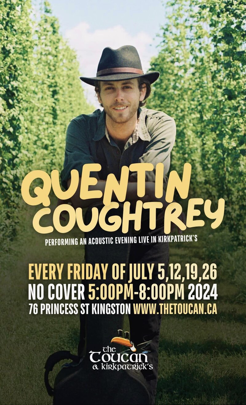 Quentin Coughtrey @ The Toucan Jul 26 2024 - May 2nd @ The Toucan