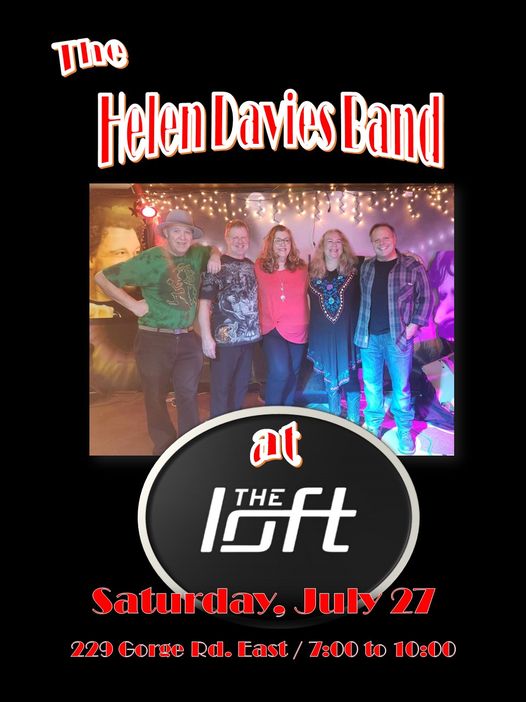 Helen Davies Band at The Loft - Jun 5th @ The Loft (Victoria)