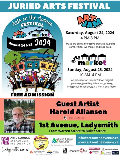 Arts on the Avenue Festival - May 6th @ 1st Avenue, Warren St. to Buller St.