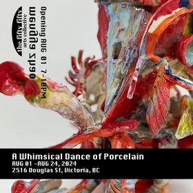 A Whimsical Dance of Porcelain - Sep 26th @ the fifty fifty arts collective