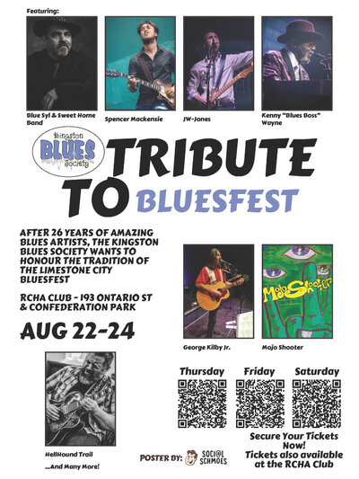 Tribute to the Limestone Blues Festival - May 7th @ The Club at the R.C.H.A.