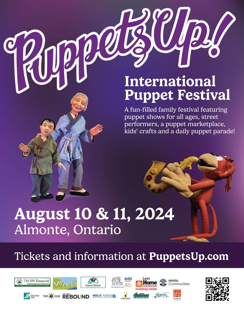 Puppets Up! International Puppet Festival 2024 - May 7th @ Downtown Almonte