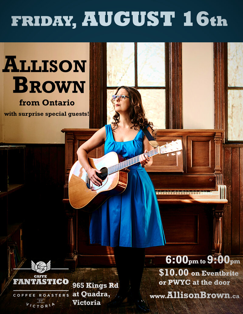 Allison Brown at Caffe Fantastico - May 6th @ Caffe Fantastico