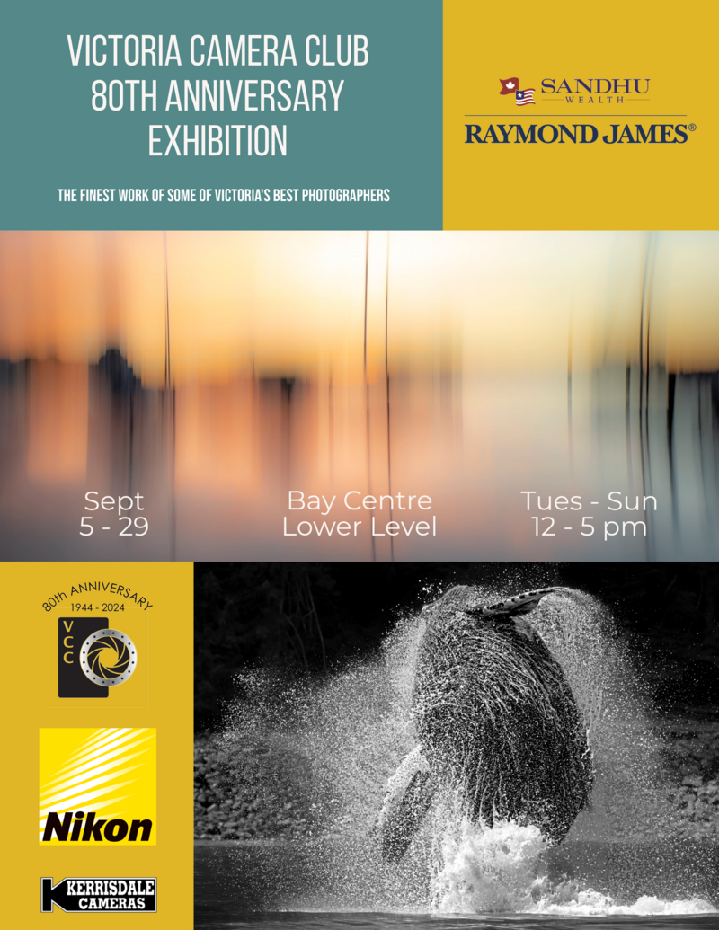 Victoria Camera Club 80th Anniversary Print Show - May 1st @ The Bay Centre