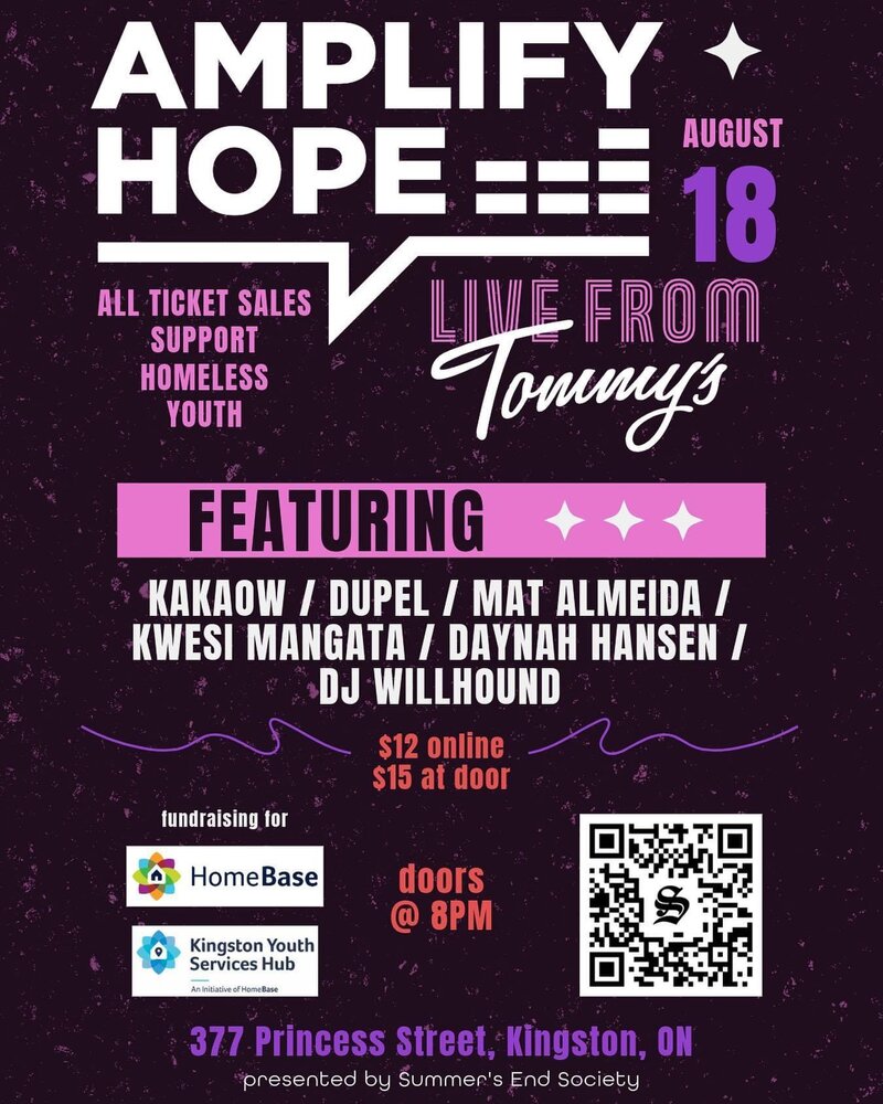 Amplify Hope: KaKaow, Dupel, Mat Almeida, Kwesi Mangata, Daynah Hansen, Willhound @ Tommy's - Aug 18, 2024