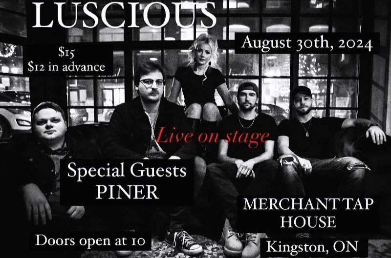 Luscious, Piner @ The Merchant Tap House Aug 30 2024 - May 6th @ The Merchant Tap House