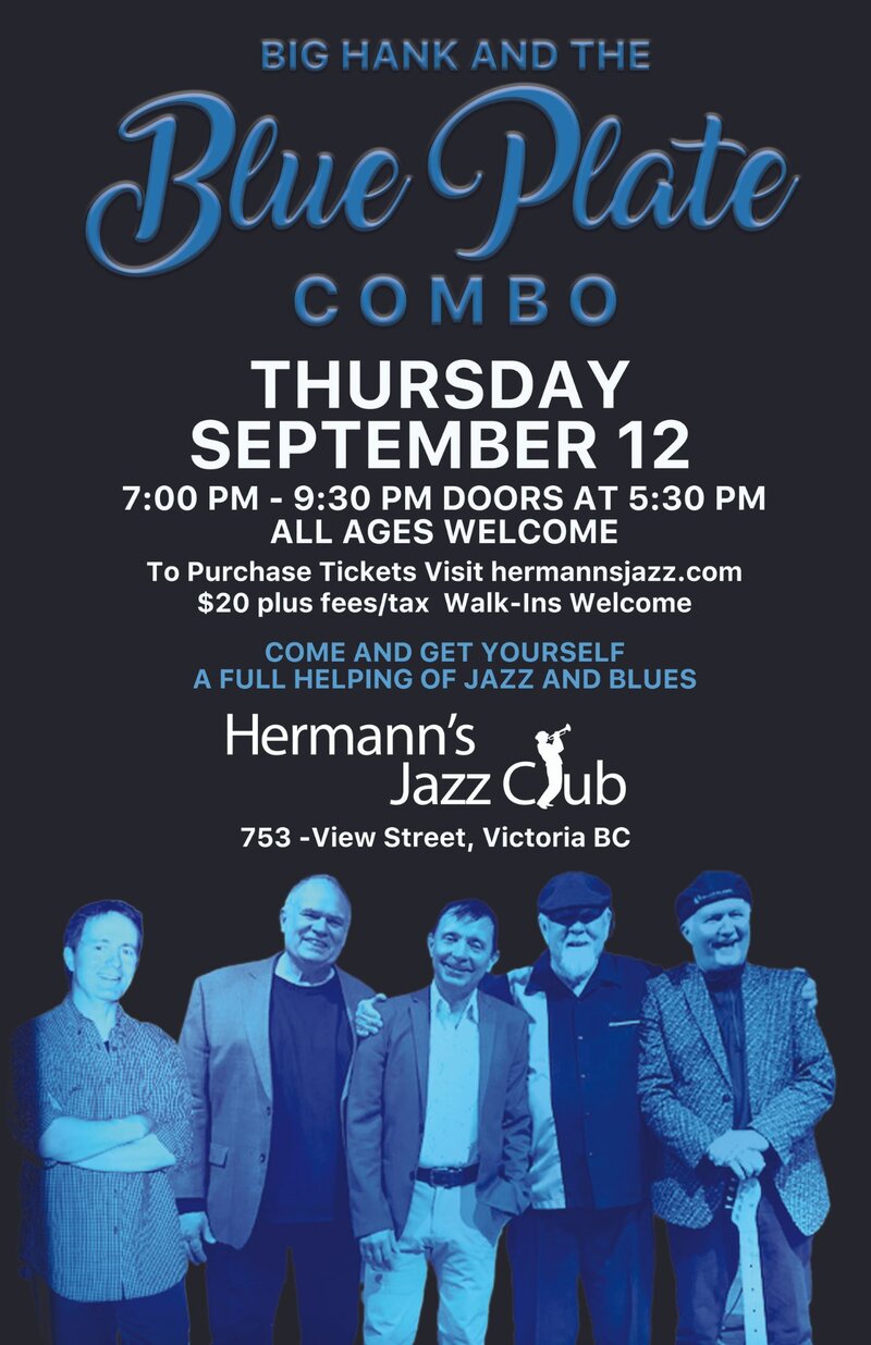 Blue Plate Combo - May 7th @ Hermann's Jazz Club