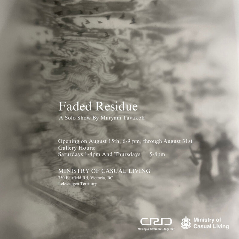 Faded Residue: A Solo Show by Maryam Tavakoli @ The Ministry of Casual Living - Aug 15, 2024