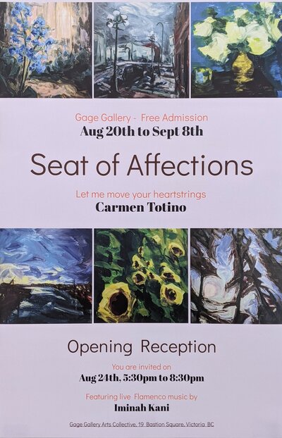 Seat of Affections - Jun 4th @ Gage Gallery Arts Collective