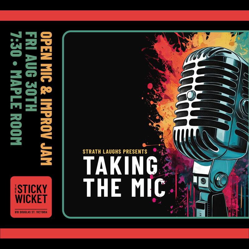 Strath Laughs Comedy August 2024 - May 6th @ The Sticky Wicket