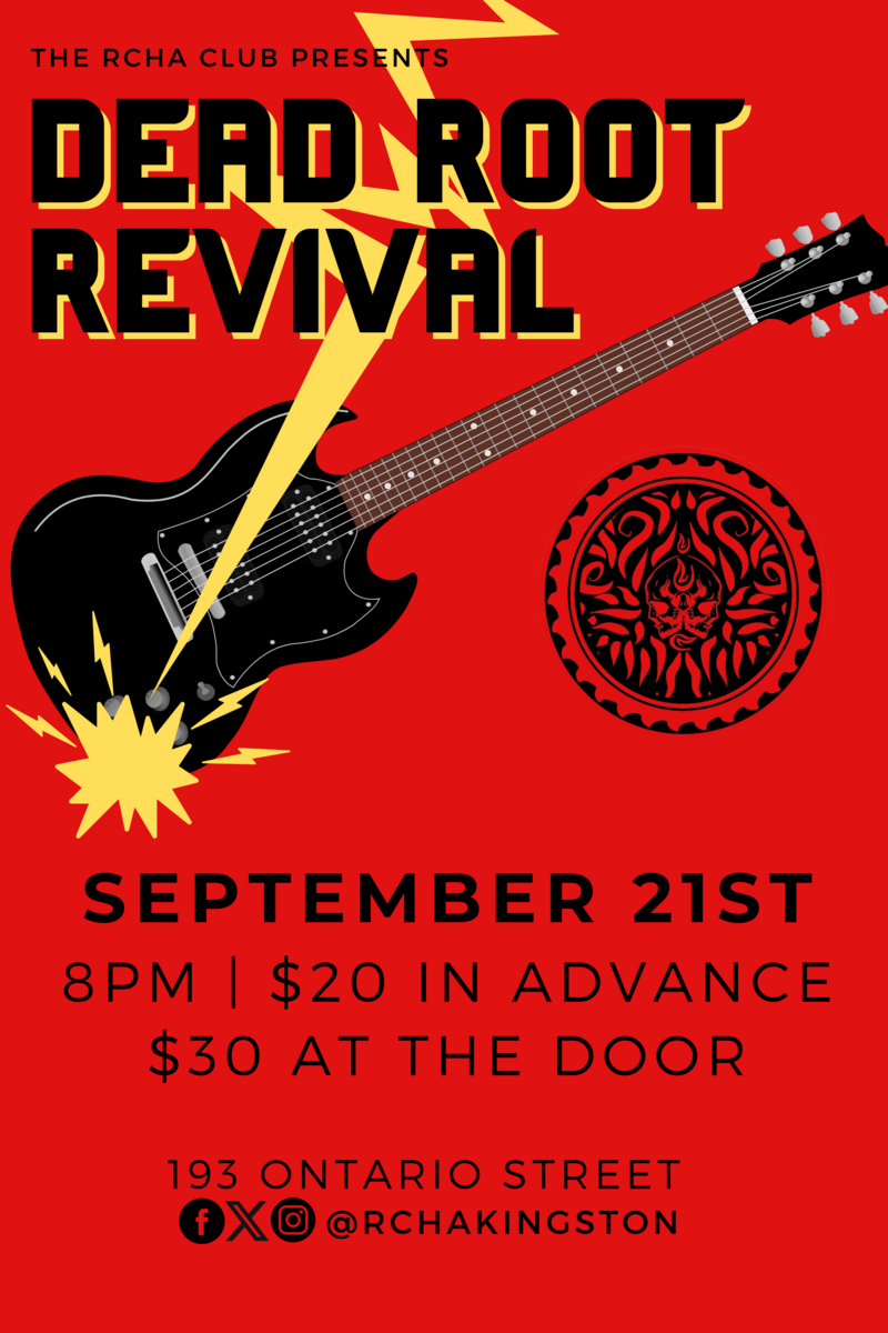 Dead Root Revival - May 7th @ The Club at the R.C.H.A.