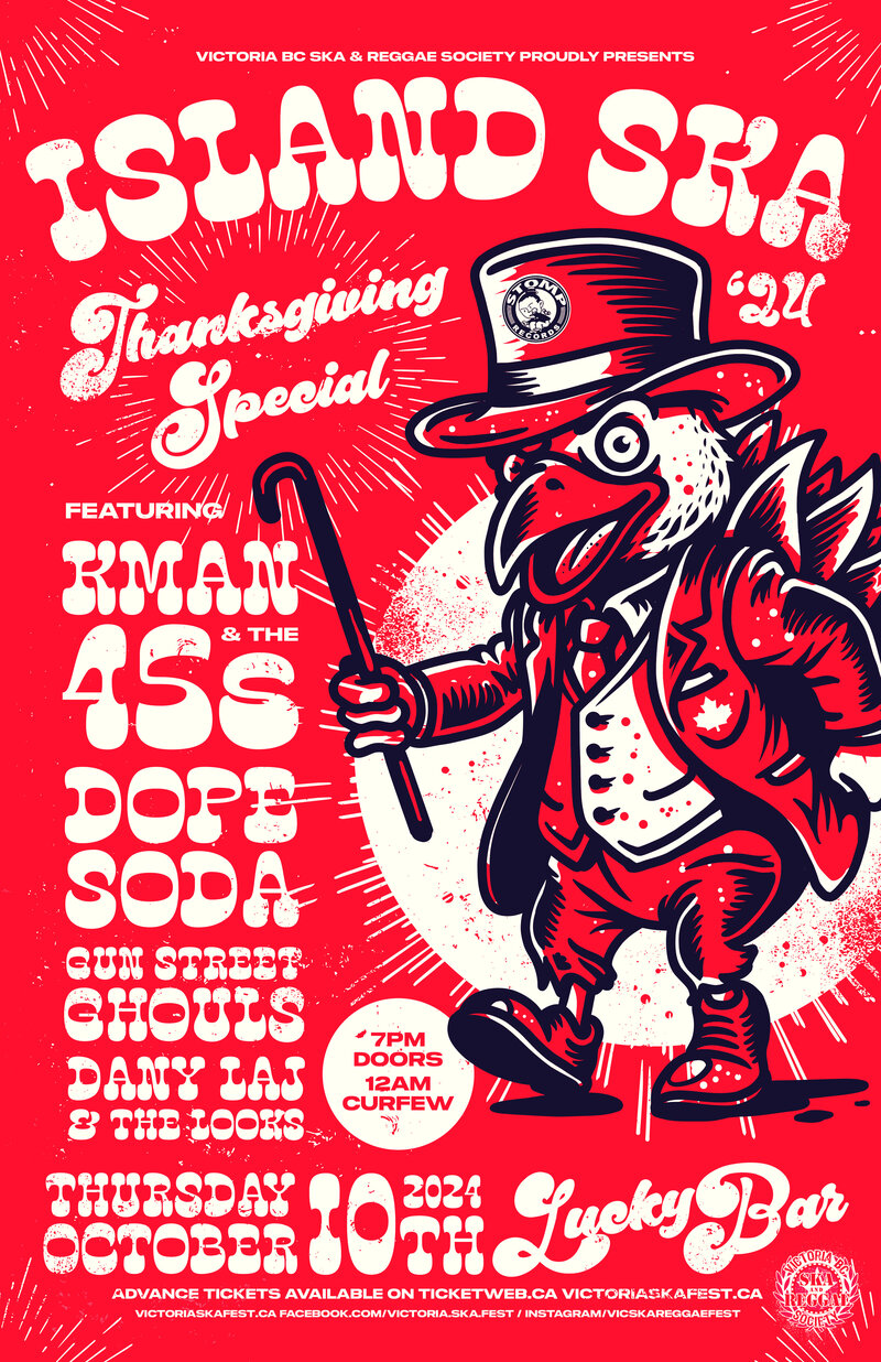 Island Ska Thanksgiving Special! - May 7th @ Lucky Bar