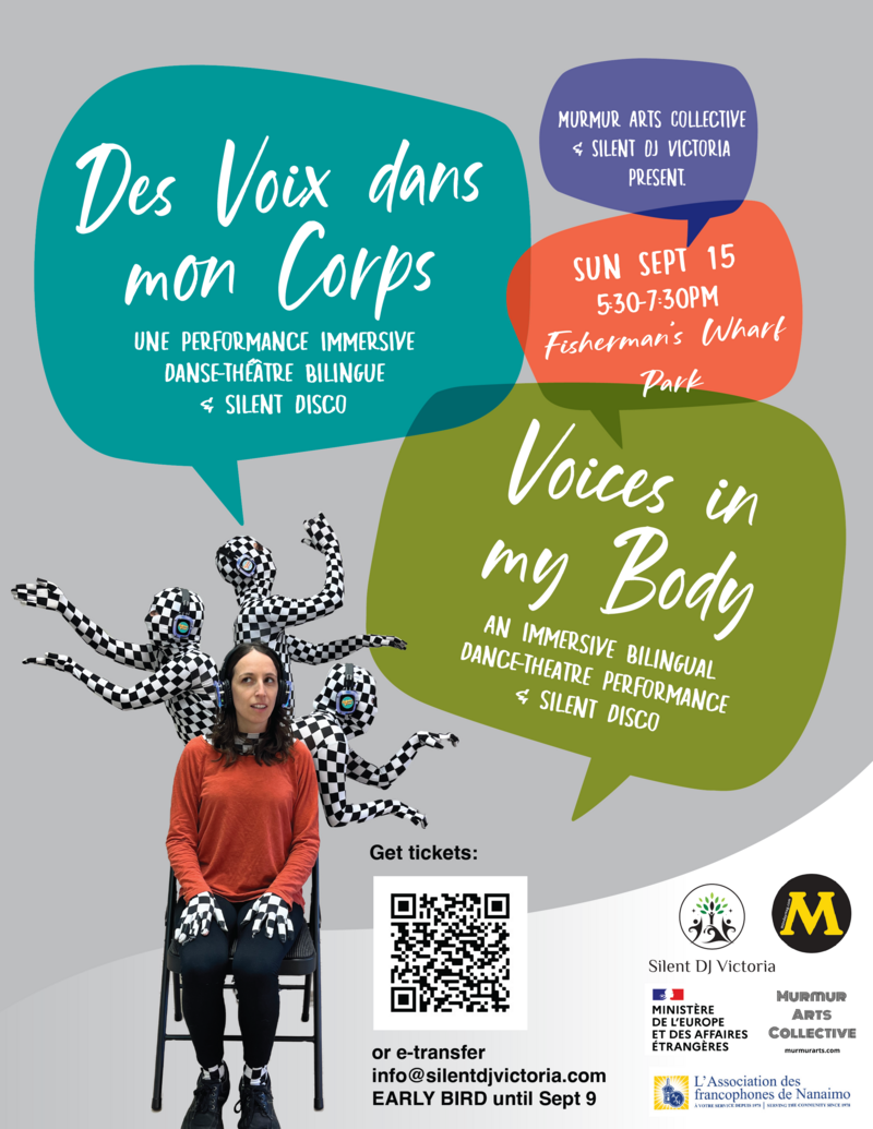VOICES IN MY BODY/ Des Voix Dans Mon Corps - May 6th @ Fisherman's Wharf Park
