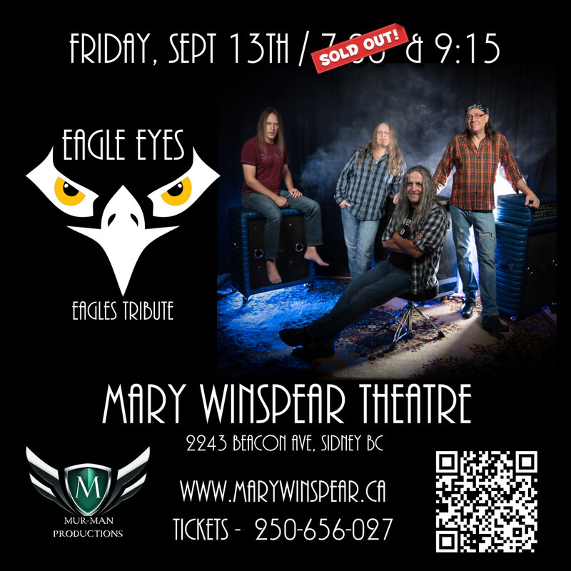 Eagle Eyes - May 8th @ Mary Winspear Centre