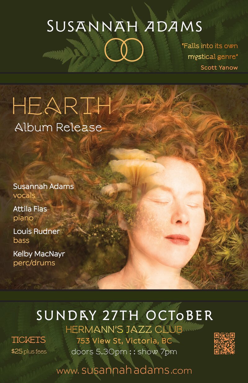 Susannah Adams | Album Release - May 7th @ Hermann's Jazz Club