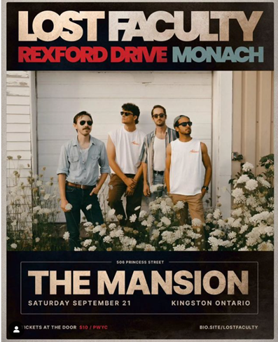 Lost Faculty, Rexford Drive, Monach @ The Mansion Sep 21 2024 - May 9th @ The Mansion