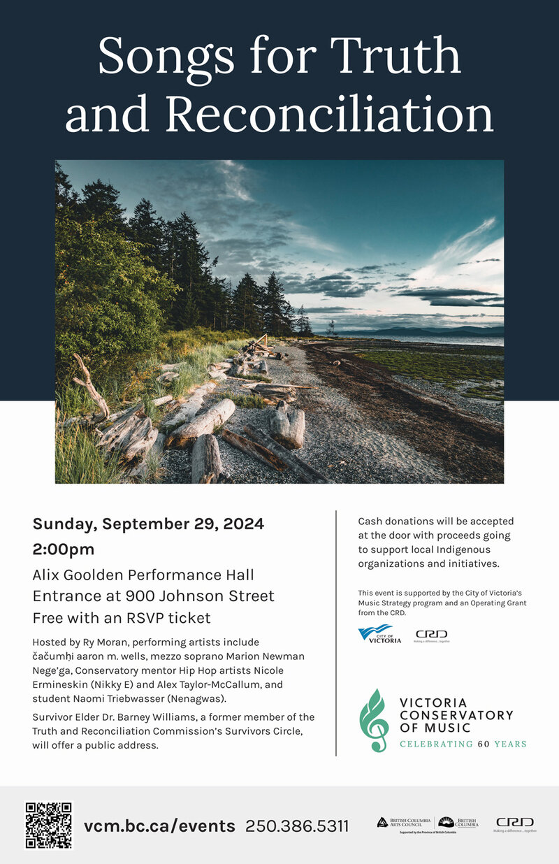 Songs for Truth and Reconciliation - May 6th @ Alix Goolden Performance Hall