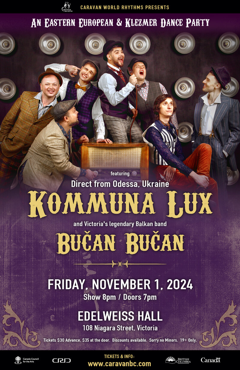 Eastern European & Ukrainian Klezmer Dance Party - May 6th @ Victoria Edelweiss Club
