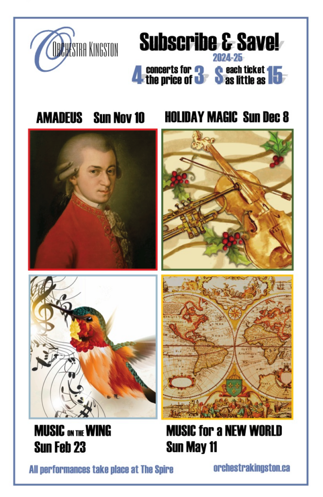 Orchestra Kingston Presents: Amadeus @ The Spire - Nov 10, 2024