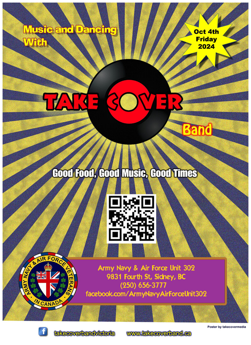 Friday Night Dance with Take Cover - May 8th @ ANAVETS Club 302