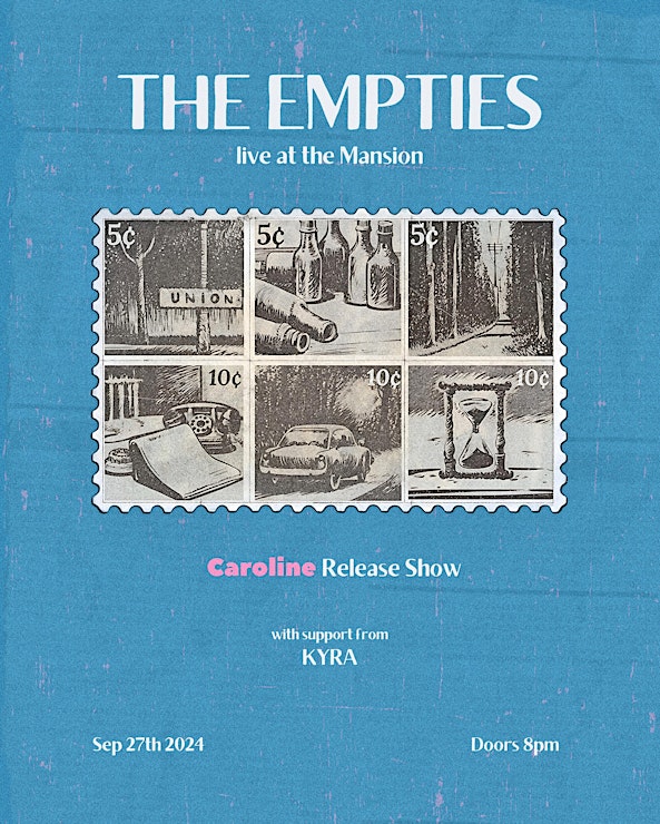 The Empties @ The Mansion Sep 27 2024 - May 6th @ The Mansion