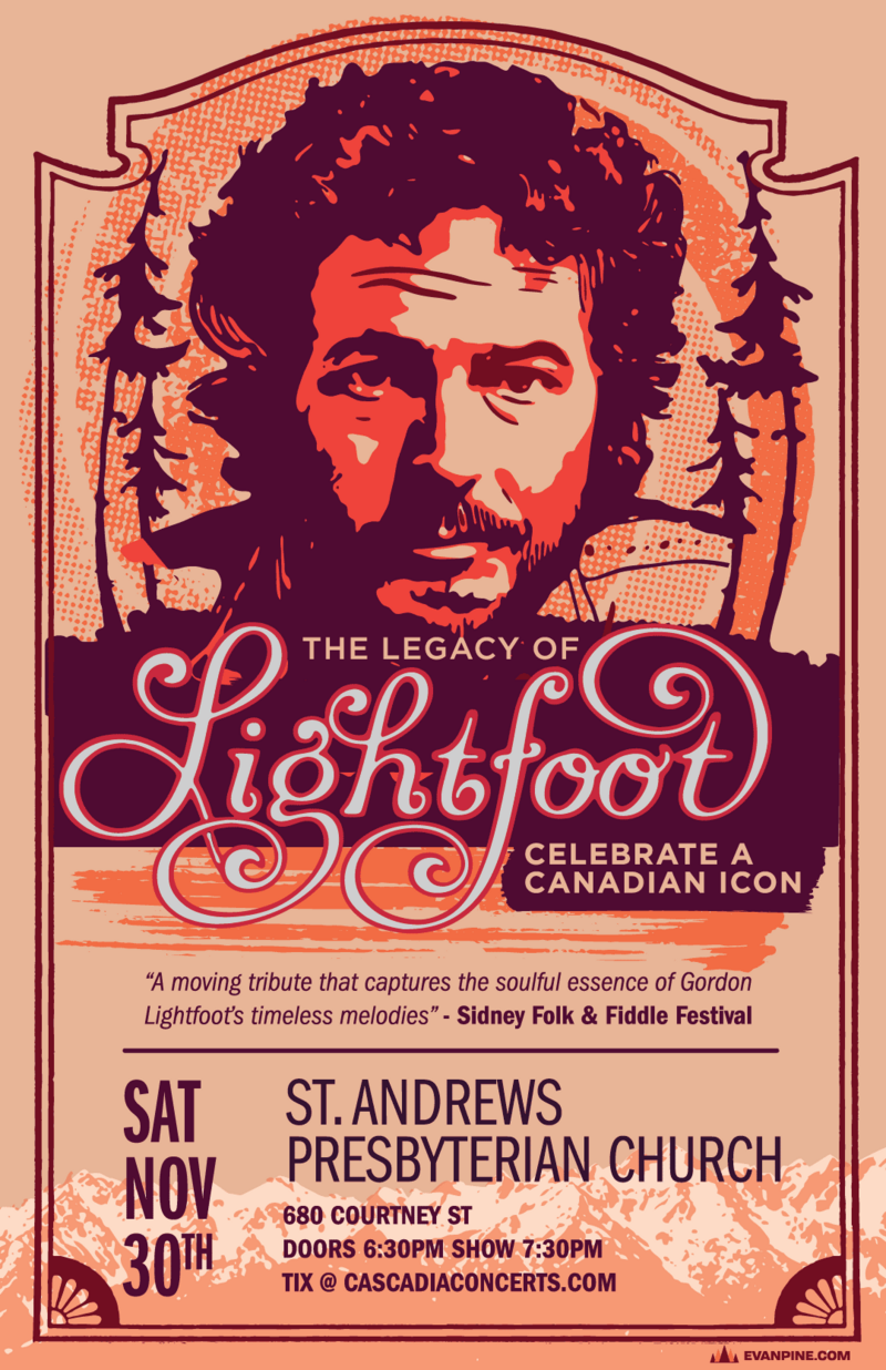 The Legacy Of Lightfoot | Gordon Lightfoot Tribute - May 5th @ St. Andrews Presbyterian Church