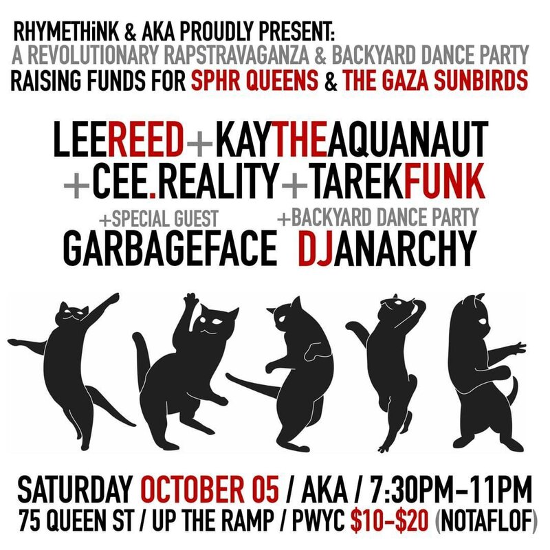 A Revolutionary Rapstravaganza & Backyard Dance Party @ AKA Autonomous Social Centre - Oct 05, 2024