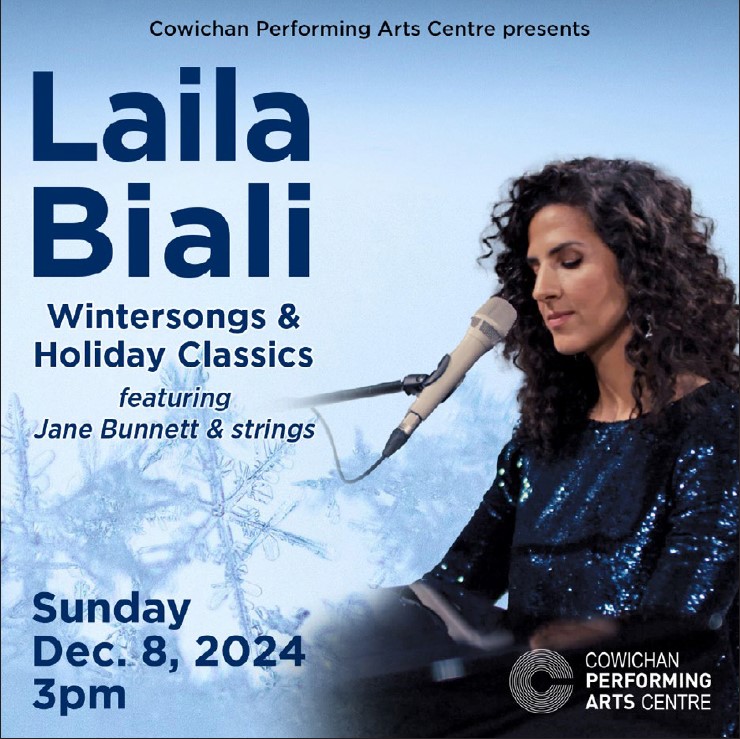 Laila Biali: Wintersongs & Holiday Classics - May 6th @ Cowichan Performing Arts Centre