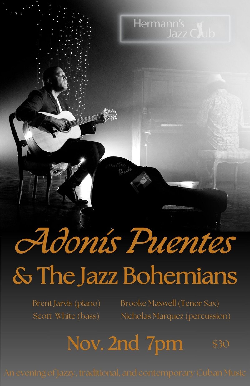 Adonis Puentes & The Jazz Bohemians - May 7th @ Hermann's Jazz Club