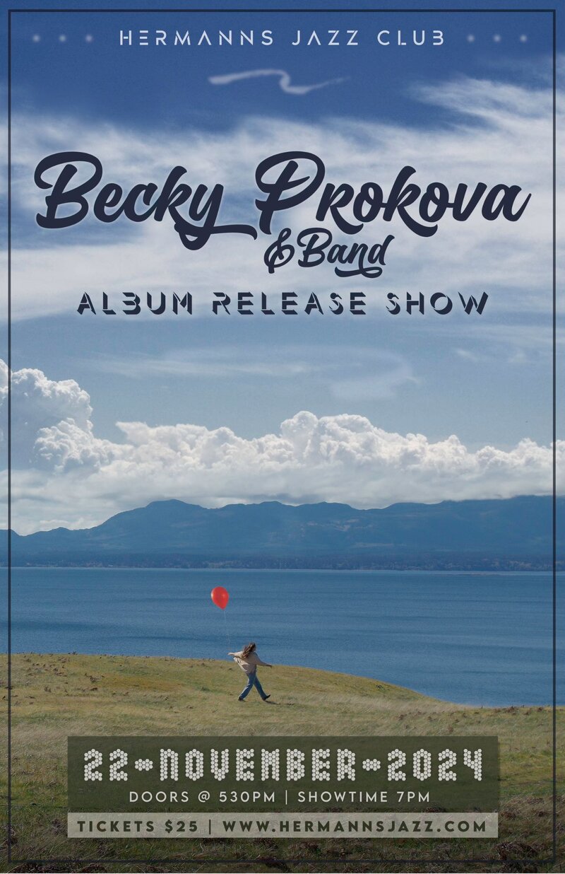 Becky Prokova & Band | Album Release - May 7th @ Hermann's Jazz Club