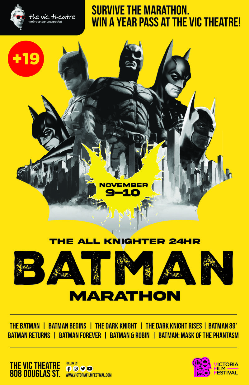 The Vic Theatre: Batman Marathon | 19+ - Jun 11th @ Vic Theatre