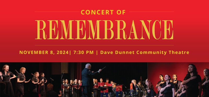 Concert of Remembrance - May 6th @ Dave Dunnet Theatre 