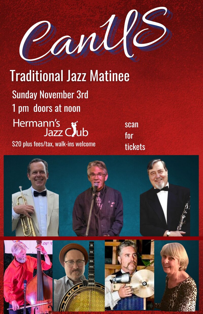 CanUS | Traditional Jazz Matinee - May 7th @ Hermann's Jazz Club